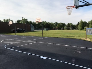 Basketball Court Striping West Bloomfield MI: Line Striping - APS - basketball-court-striping